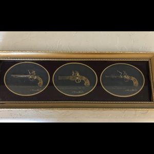 REDUCED! Rare collage made with watch clock parts!